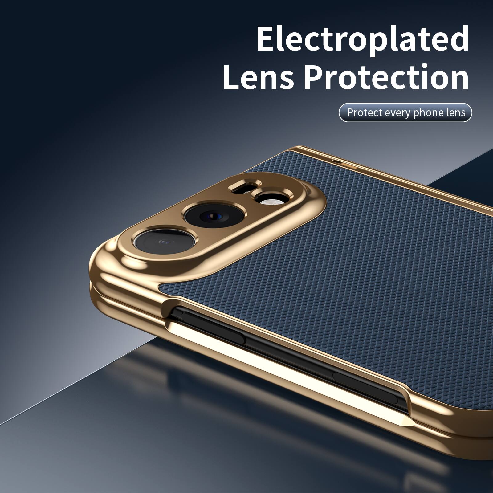 Electroplated Lens Protection  
Protect every phone lens