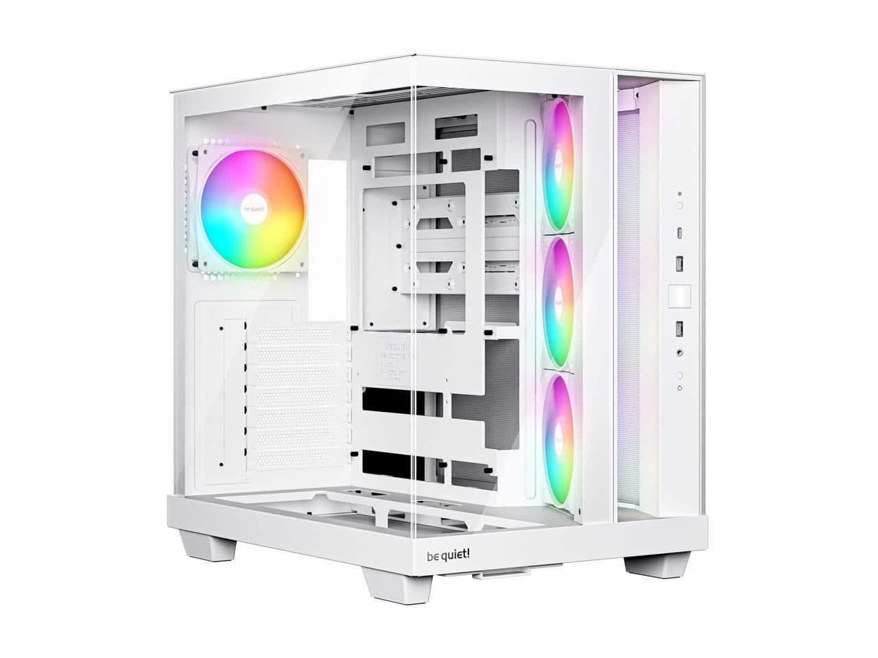 be quiet! - Be Quiet Light Base 500 LX White Light Base 500 LX White White ABS / Steel / Tempered Glass ATX / M-ATX / Mini-ATX case - White