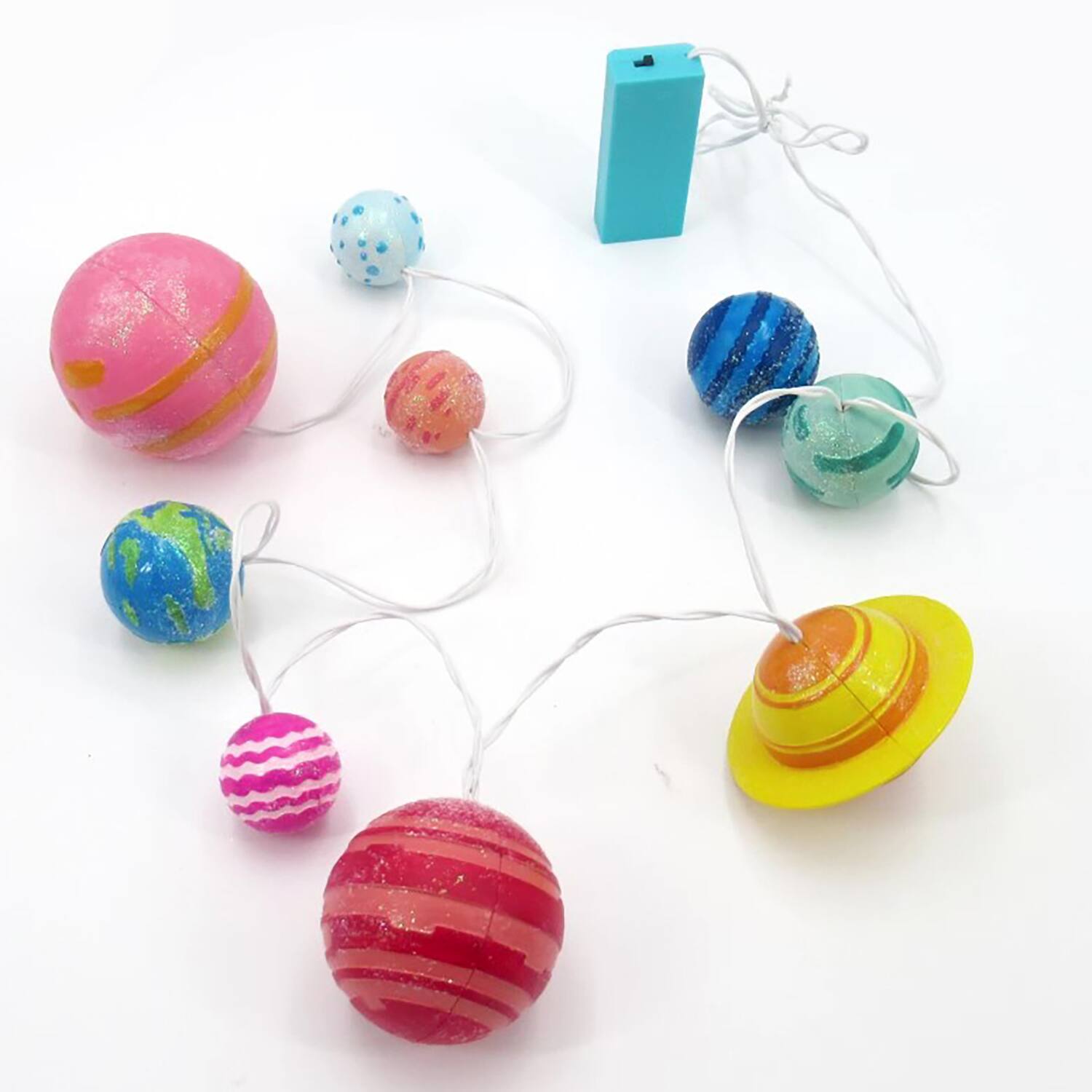 Back. 4M - 4M: STEAM Powered Kids: Solar System String Lights - Mini Planetarium.