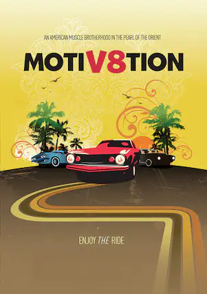 Front. MotiV8tion - American Muscle Cars In The Philippines - DVD.