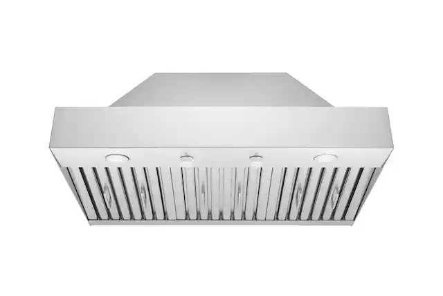 Front. Hauslane - Hauslane Range Hood Insert ,Stainless Steel Built-In Range Hood with 3-SPEED Dual Control Knobs - Stainless Steel.