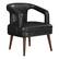 Angle. OSP Home Furnishings - Mason Accent Reception Chair - Black.