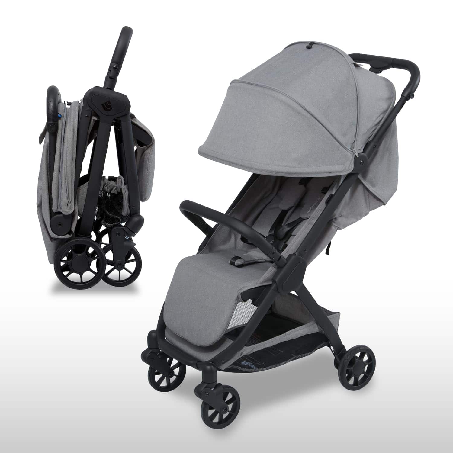 Unilove - Pika Travel Stroller - Moon Gray
