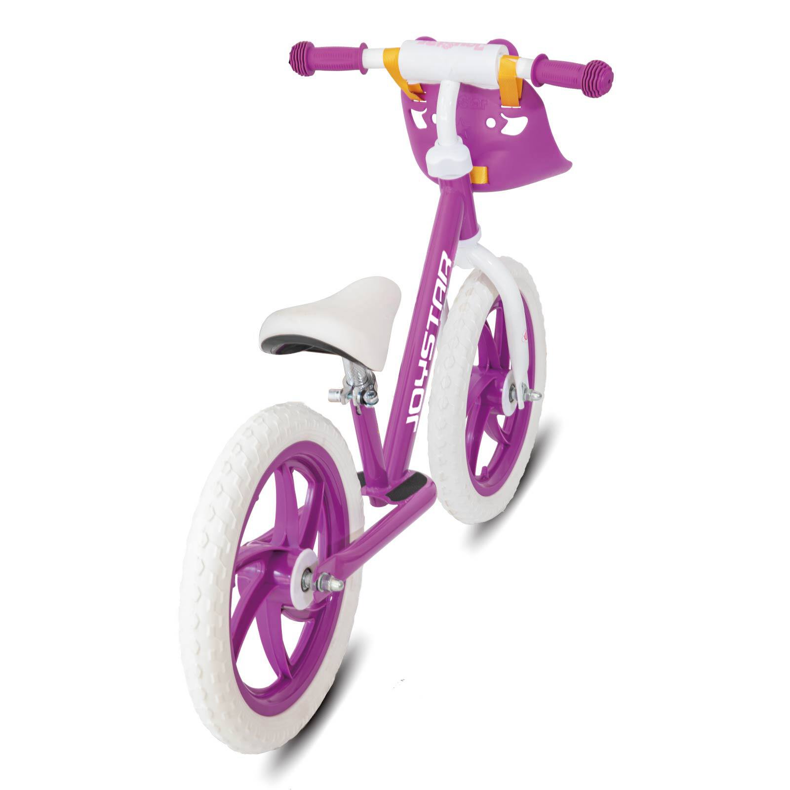 Alt View 1. JOYSTAR - JOYSTAR Roadster 14" Kids Balance Bike for Boys Girls Ages 4-6, Toddler Balance Bikes with Footrest & Doll Seat, Purple - Purple.