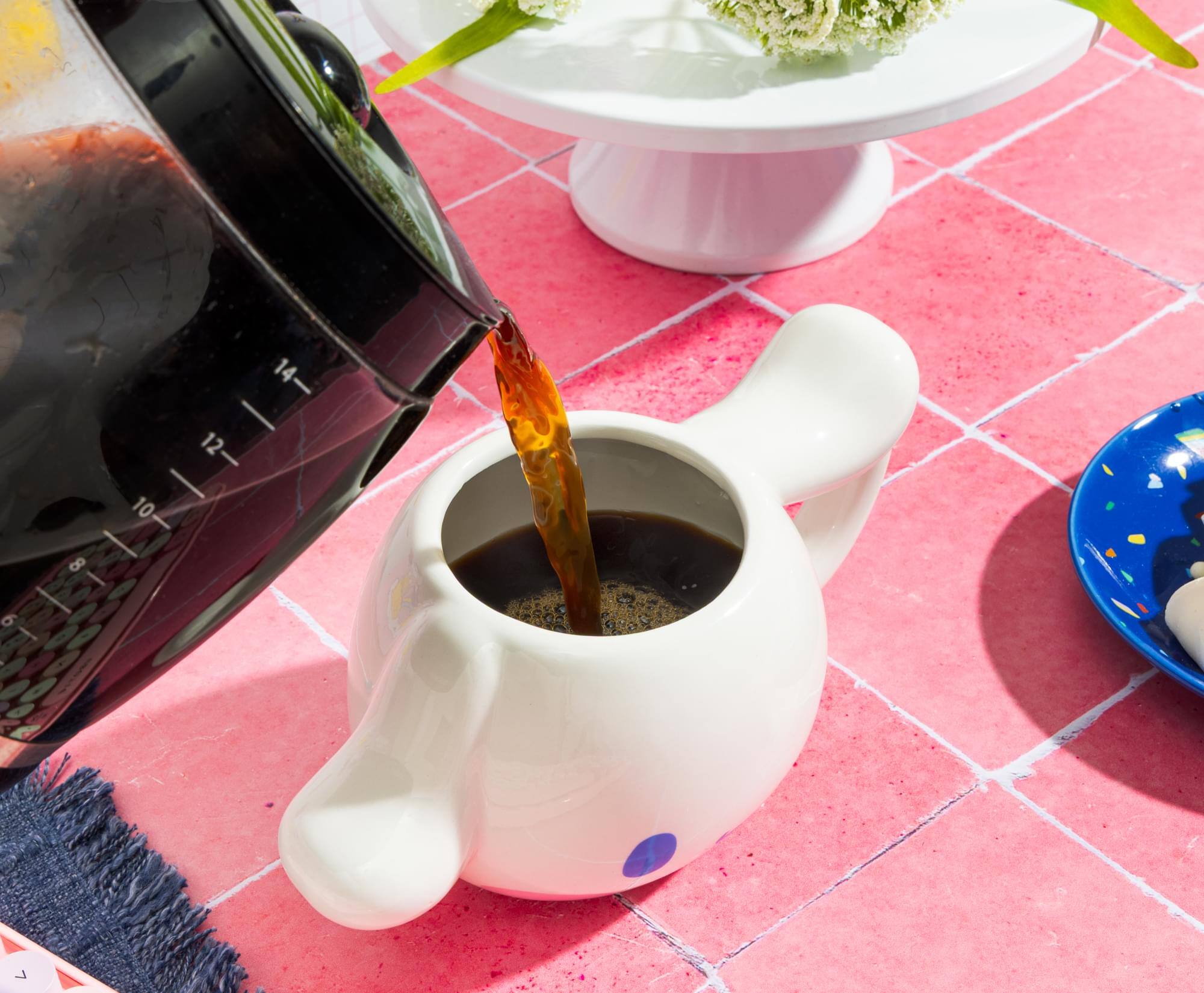 Alt View 4. Silver Buffalo - Sanrio Cinnamoroll Sculpted Ceramic Mug | Holds 20 Ounces - White.