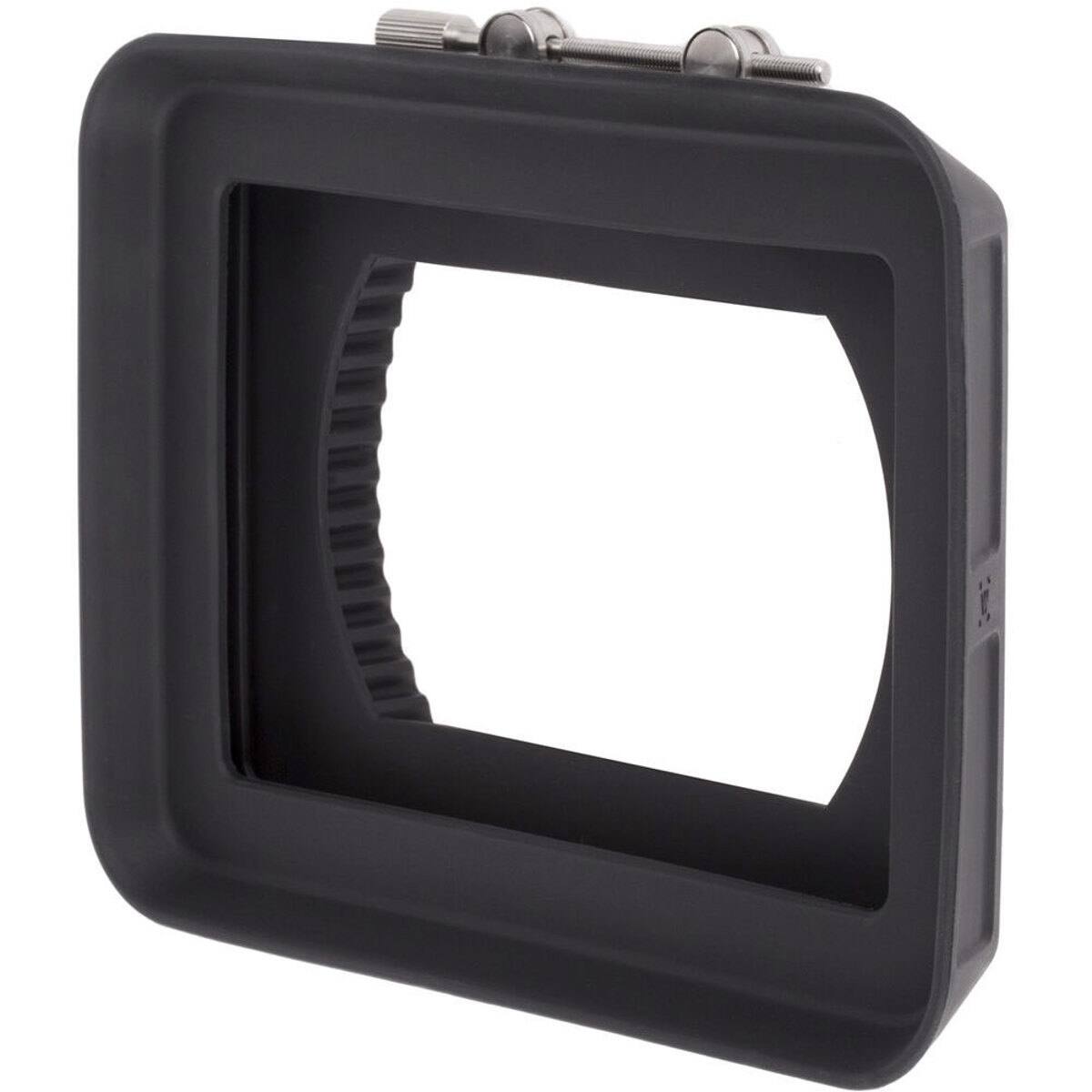 Alt View 1. Wooden Camera - Wooden Camera 2-Stage Clamp-On 4x5.65" Zip Box for 110-115mm Outside-Diameter Lenses.