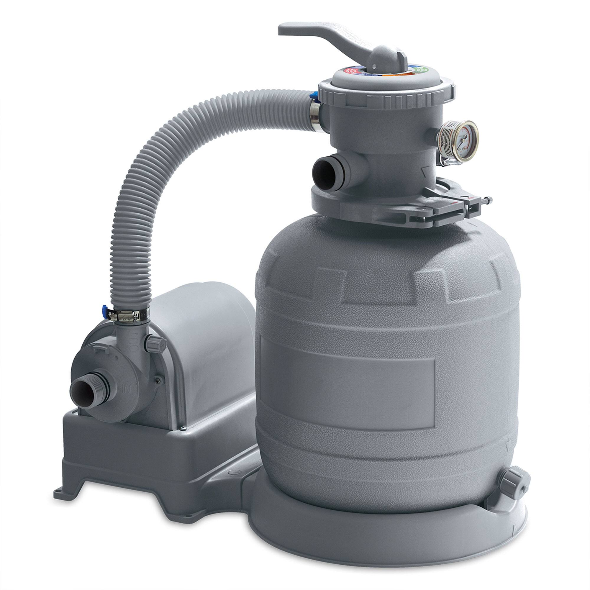 Alt View 10. Funsicle - Funsicle 1600 GPH Sand Filter Pool Pump with Mystic White II Premium Filter Sand.