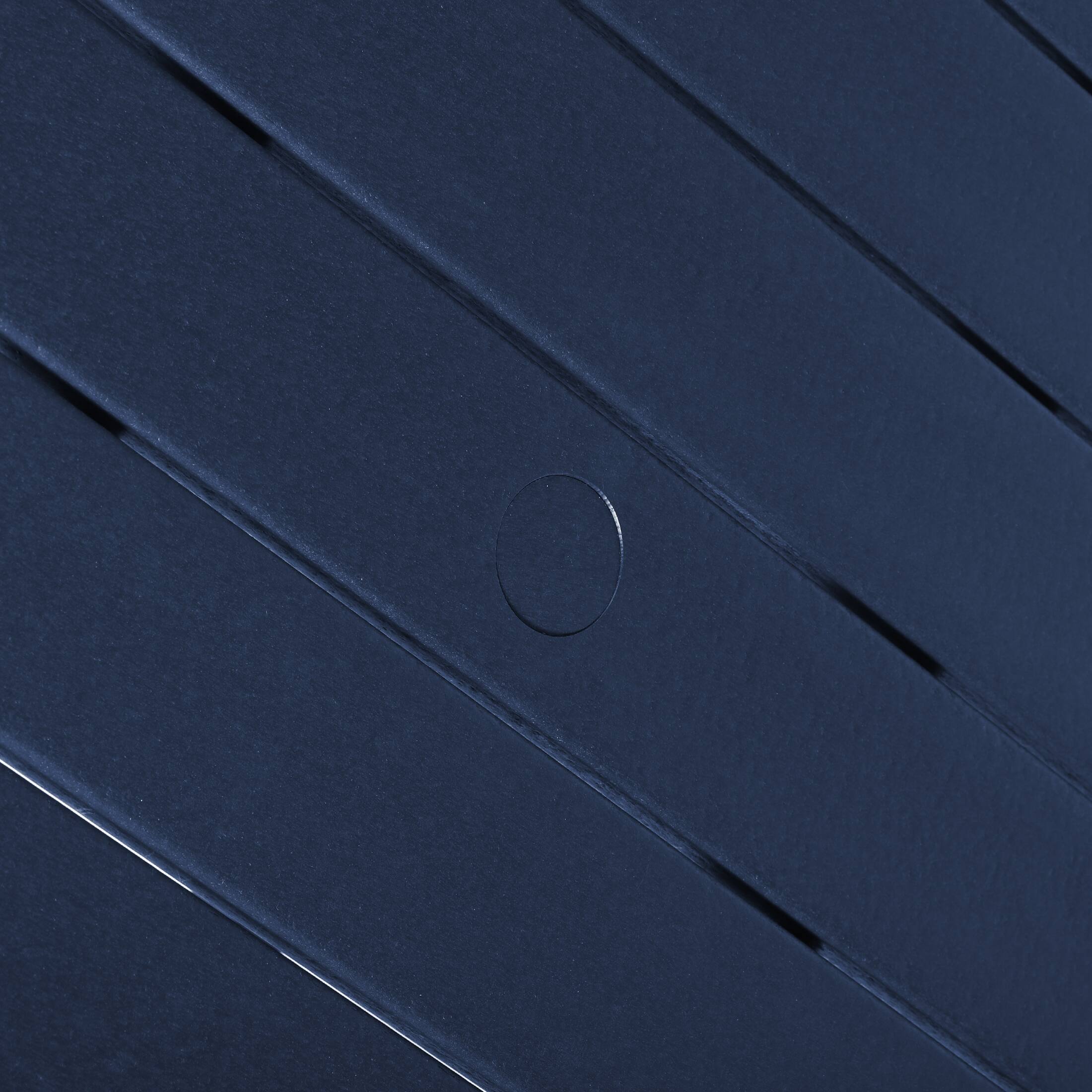 Alt View 4. WestinTrends - WestinTrends Malibu Low Outdoor HDPE Square Patio Coffee Table - Navy Blue.