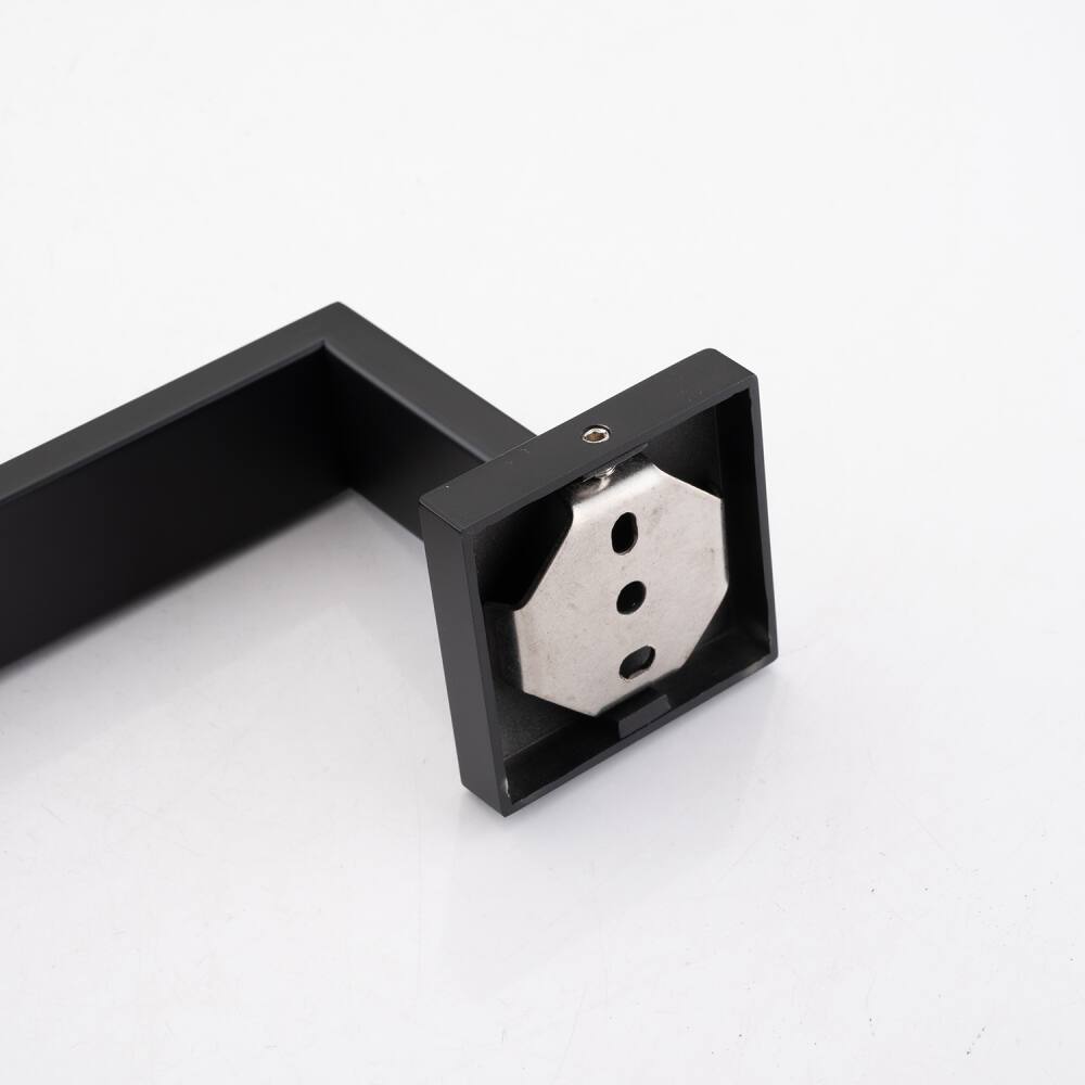 Alt View 5. JUJABU - 4- Piece Bathroom Hardware Set Matte Black - Matte Black.