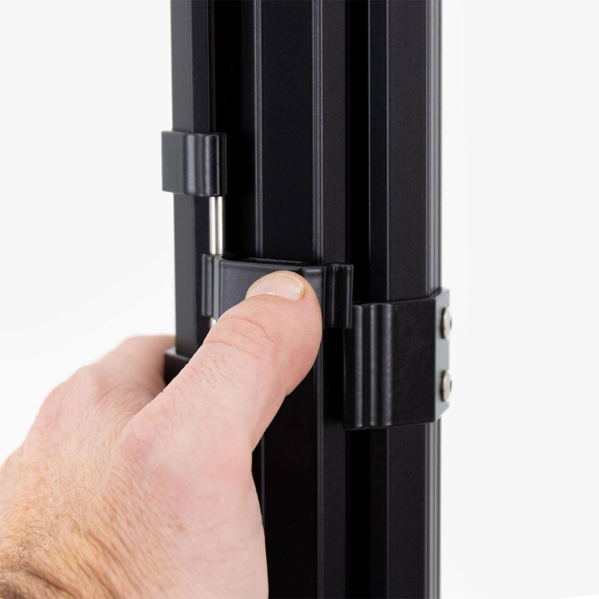 Alt View 5. RecPro - RecPro RV 21 Ft Awning Frame with Durable Fabric Outdoor Camper Cover, Charcoal - Charcoal.