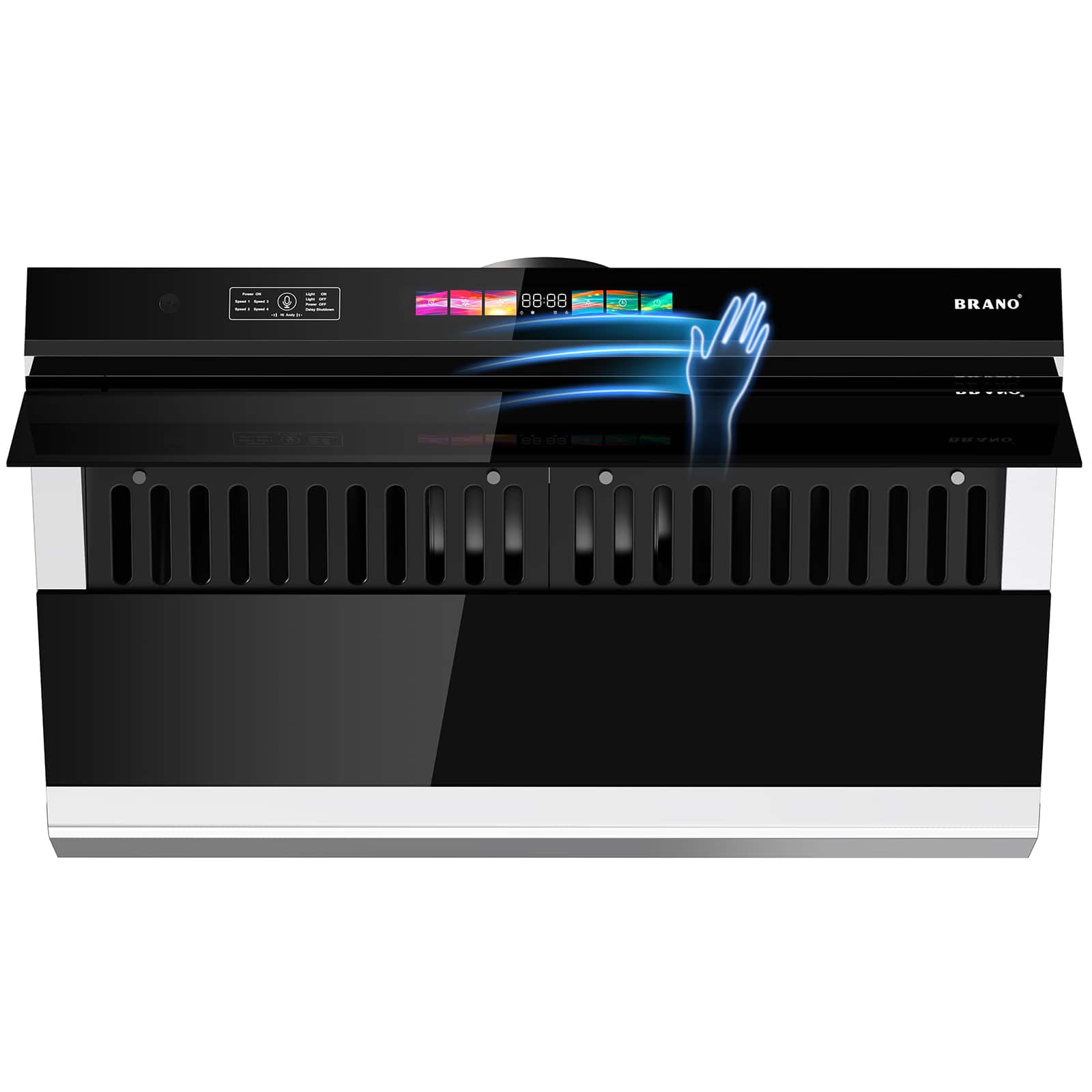 Brano - 36 inches - Convertible - Under cabinet Range Hood - Black