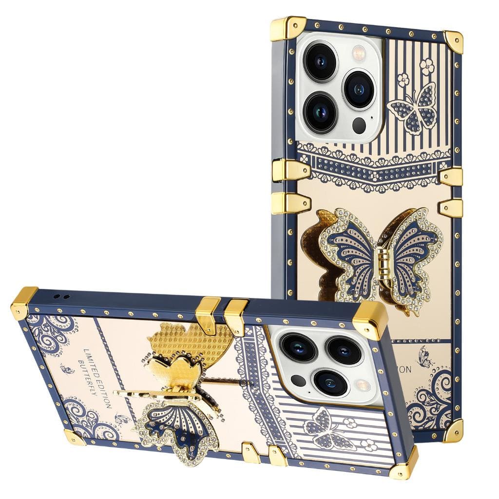 BUTTERFLY - ディグニクス Entronix Luxury Butterfly Grip Case for iPhone 14 Sleek