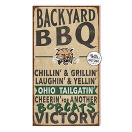 Jardine - Ohio Bobcats 11'' x 20'' Indoor/Outdoor BBQ Sign - Brown