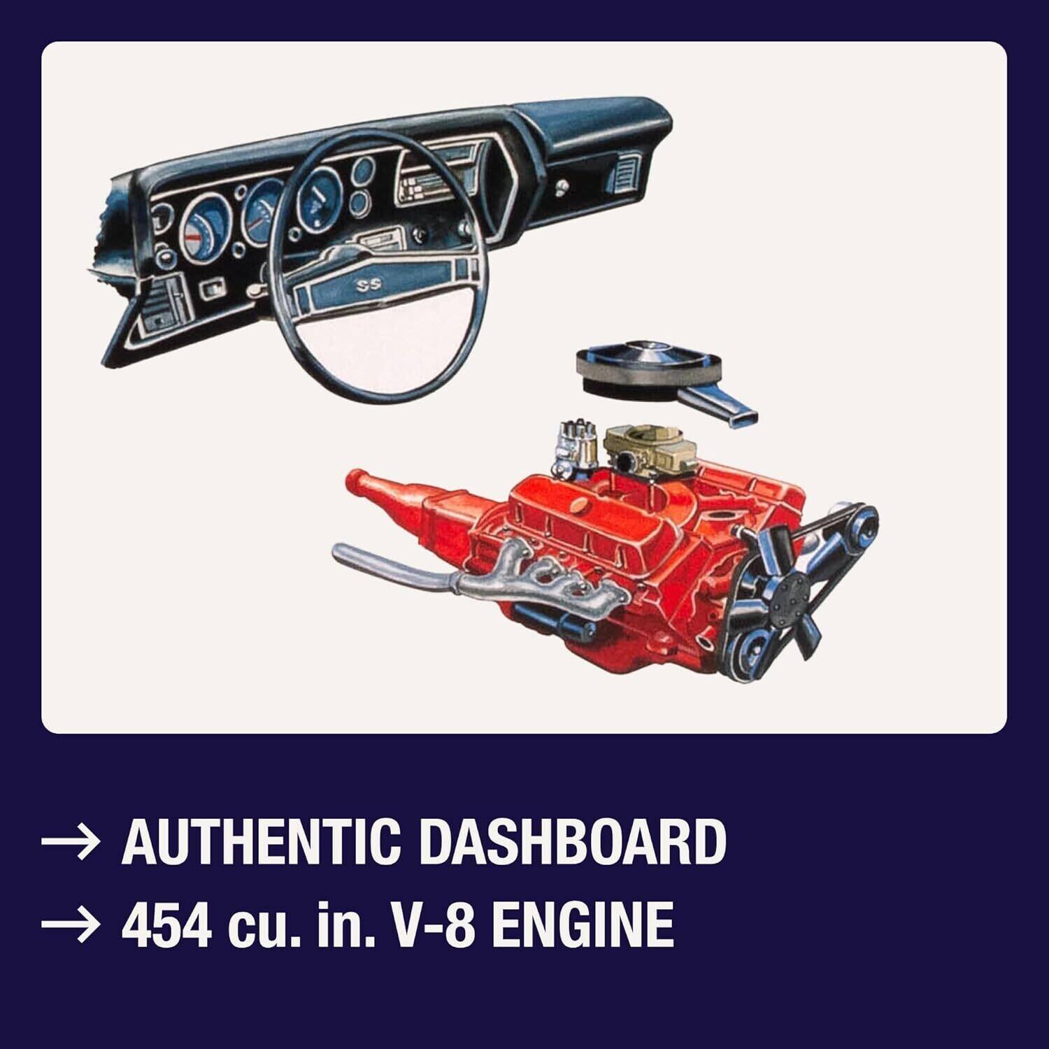 AUTHENTIC DASHBOARD  
454 cu. in. V-8 ENGINE