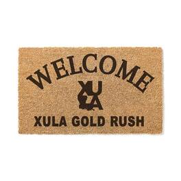 Jardine - Xavier University of Louisiana Gold Rush 18" x 34" Welcome Coir Doomat - Brown