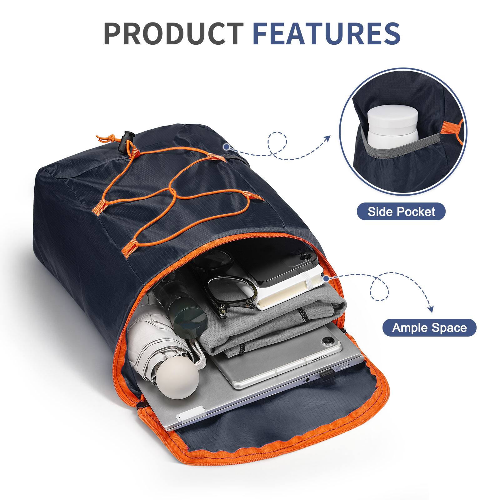 PRODUCT FEATURES

- Side Pocket
- Ample Space