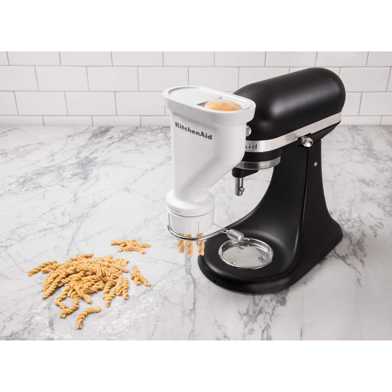 Alt View 3. KitchenAid - Gourmet Pasta Press Attachment for Stand Mixers - White.