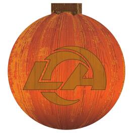 Fan Creations - Los Angeles Rams 12'' Pumpkin Sign - Orange