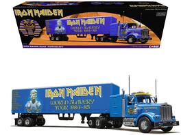 Iron Maiden "Powerslave" Transport Truck "World Slavery Tour 1984-85" 1/50 Diecast Model by Corgi - Blue