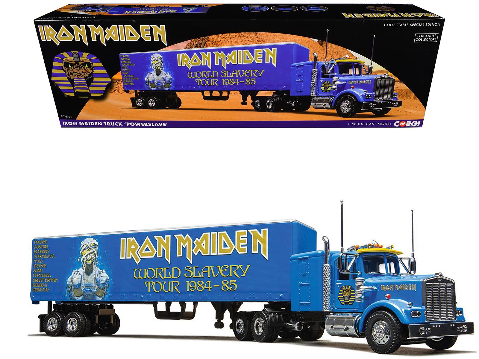 82220 MS 04 ME R...OO HB HNNIDEH | COLLECTABLE SPECIAL EDITION IRON MAIDEN COLLECTORS FOR ADULT uP AA MAIDEN SUPDURY X TA tuE IRAN 1 SEAVERY ROTLAUL mU se WORED R TOUR 1984-85 PA ey EN V CESSPA IRON MAIDEN TRUCK "POWERSLAVE" 1:50 DIE-CAST MODEL C RGI POLARD ALSSTRA BUMBARY INM PAKE N PORTUGAL GOAT IRTAAM GOOTMA IRON MAIDEN WORED SEAVERY TOUR 1984-85 IRAN RANMAIDEN

Corrected text:
82220 MS 04 ME R...OO HB HNNIDEH | COLLECTABLE SPECIAL EDITION IRON MAIDEN COLLECTORS FOR ADULT uP AA MAIDEN SUPDURY X TA tuE IRAN 1 SEAVERY ROTLAUL mU se WORED R TOUR 1984-85 PA ey EN V CESSPA IRON MAIDEN TRUCK "POWERSLAVE" 