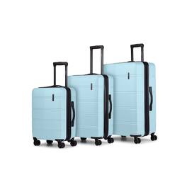 Swiss Mobility - LAX 3 piece Hardside Luggage set - LBLUE