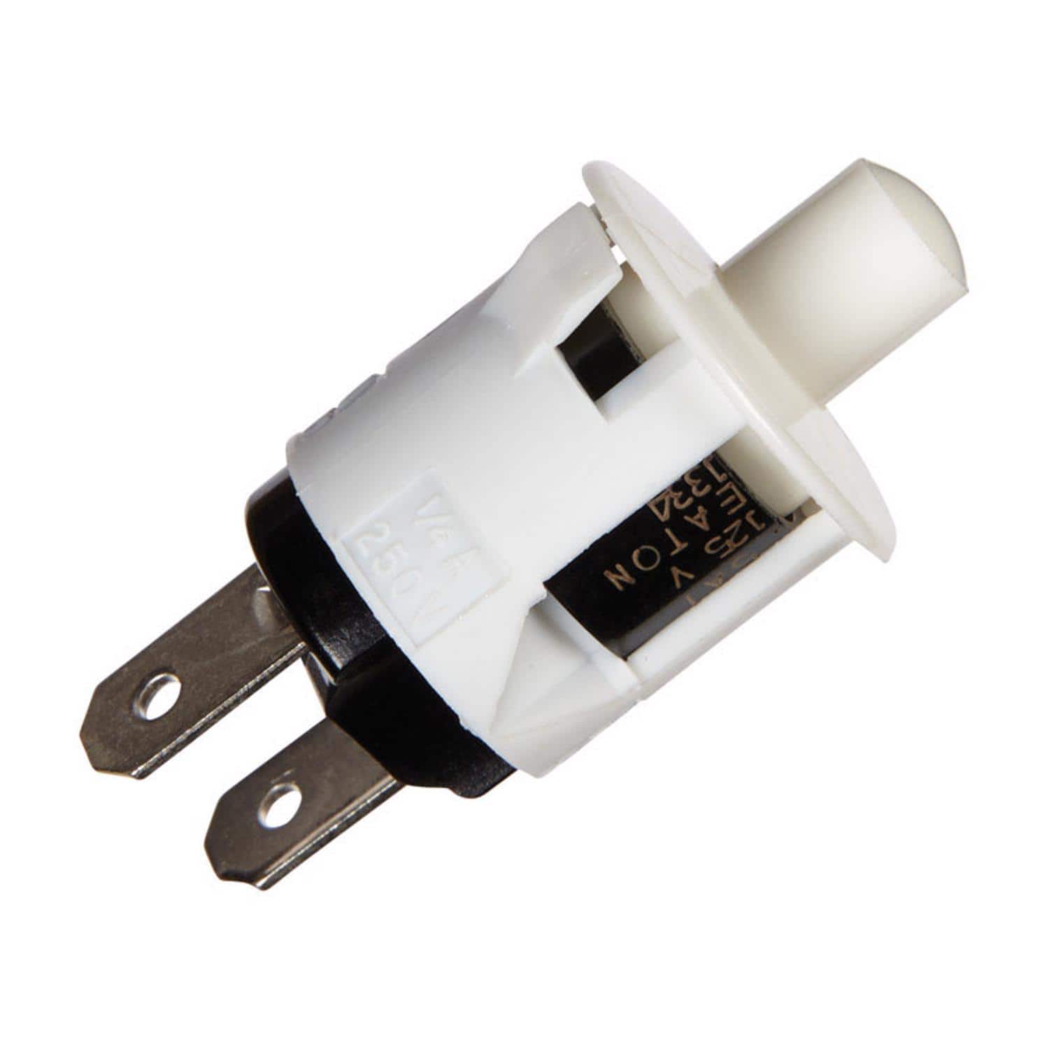 Jandorf - 1 amps Single Pole Momentary Appliance Switch 1 pk - White