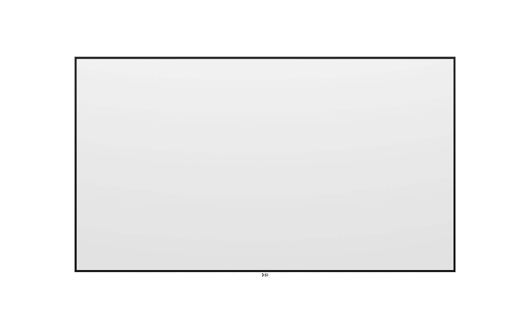 Front. Screen Innovations - Zero Edge – 16:9 – 110” –Pure White 1.3 Gain Projector Screen - Black/White.