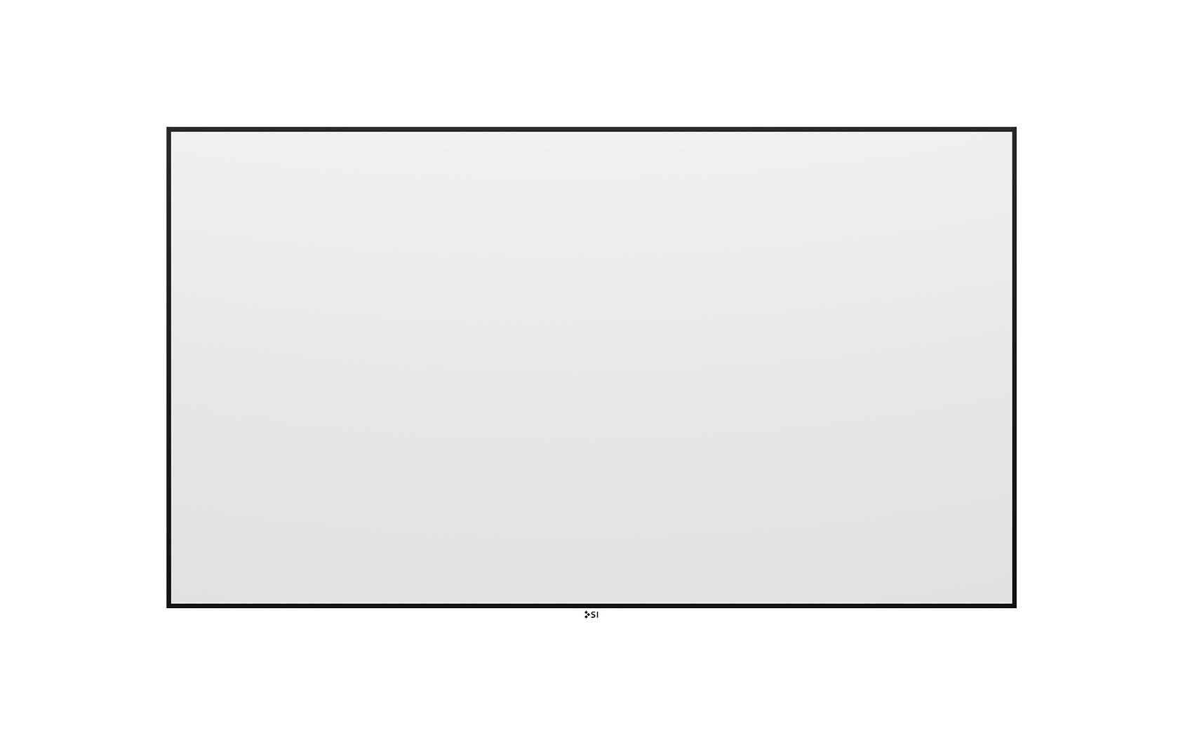 Front. Screen Innovations - Zero Edge – 16:9 – 133” –Pure White 1.3 Gain Projector Screen - Black/White.