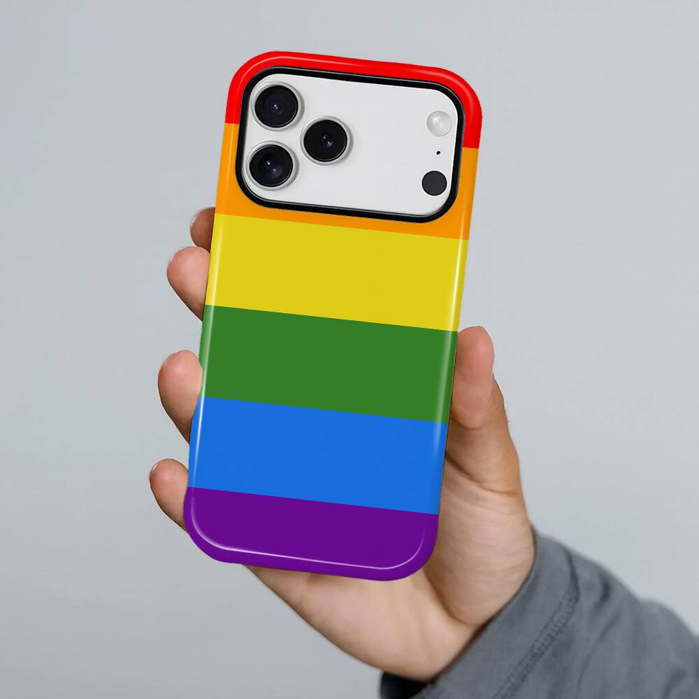 Alt View 3. Finnhomy - Smartphone Case for iPhone 17 Pro - Color Splash Design 2 Layer Military Protection Anti Slip Grip - Colorful for iPhone 17 Pro.