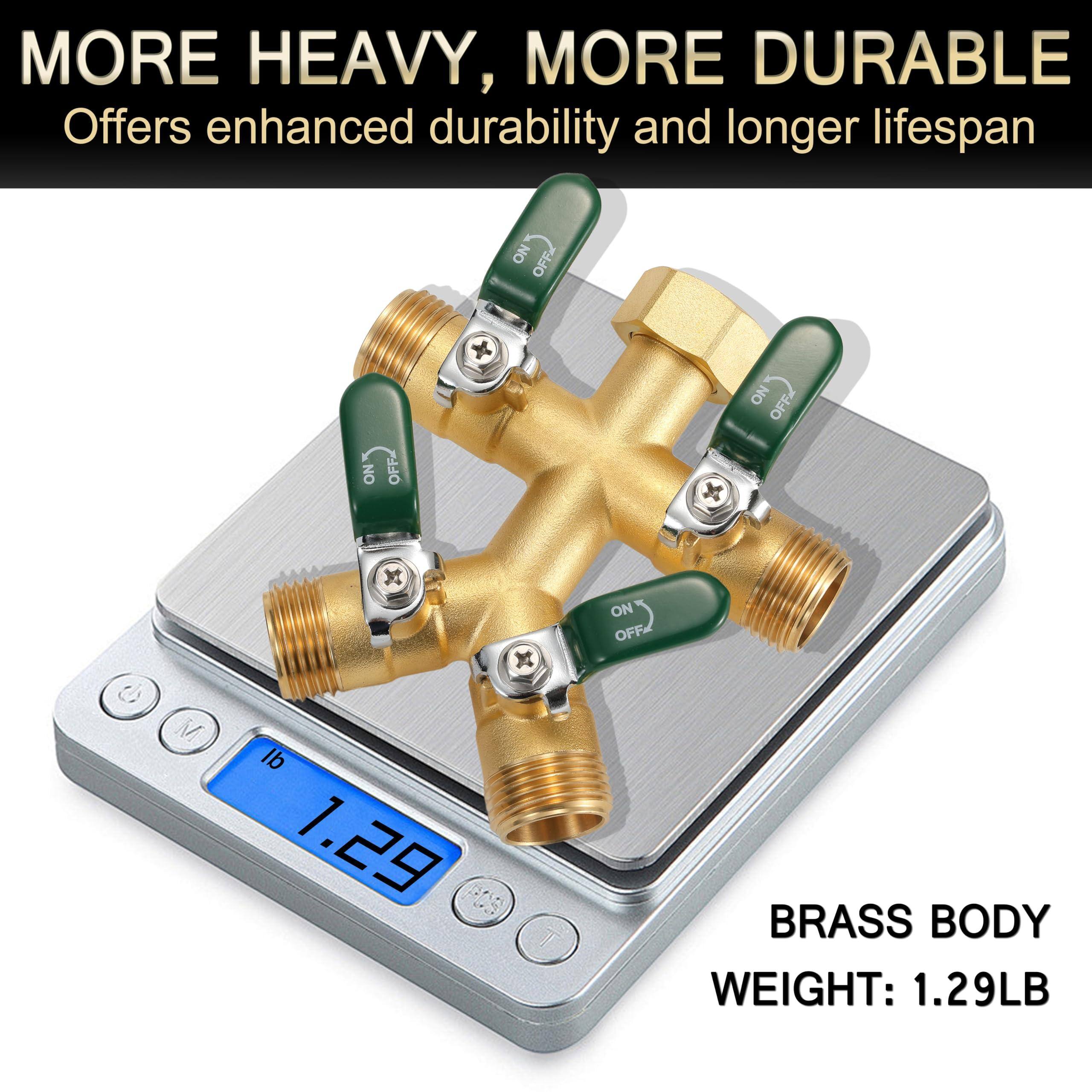 MORE HEAVY, MORE DURABLE  
Offers enhanced durability and longer lifespan  

BRASS BODY  
WEIGHT: 1.29LB