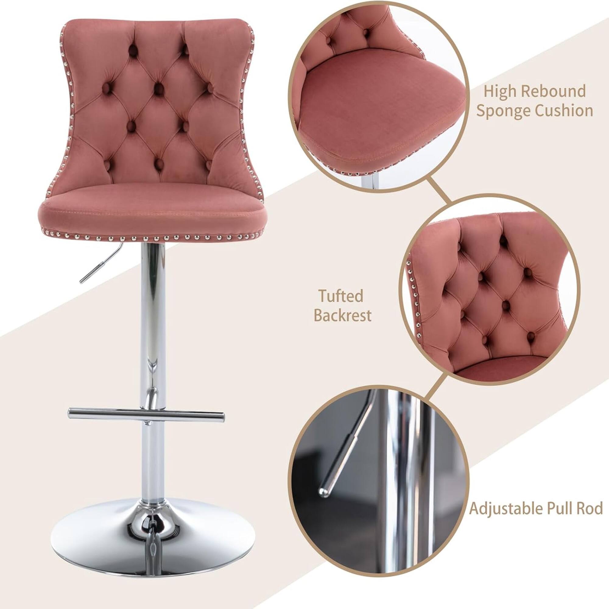 - High Rebound Sponge Cushion
- Tufted Backrest
- Adjustable Pull Rod