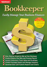 MySoftware Bookkeeper
Easily Manage Your Business Finances
FREE!
$150 Value
- Video Tutorials
- Label Creation
- Credit Card Processing
Easy Startup Wizard to Set up Your Business
- Create Checks, Pay Bills and Process Payroll
- Invoice Customers, Track Sales and Expenses
- Create Purchase Orders and Manage Inventory
- Generate Over 125 Custom Reports and Charts