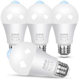 DAYBETTER - 9W A19 Dusk to Dawn Motion Sensor LED Bulb,60-Watt Equivalent,800LM 5000K Daylight E26,Security Light