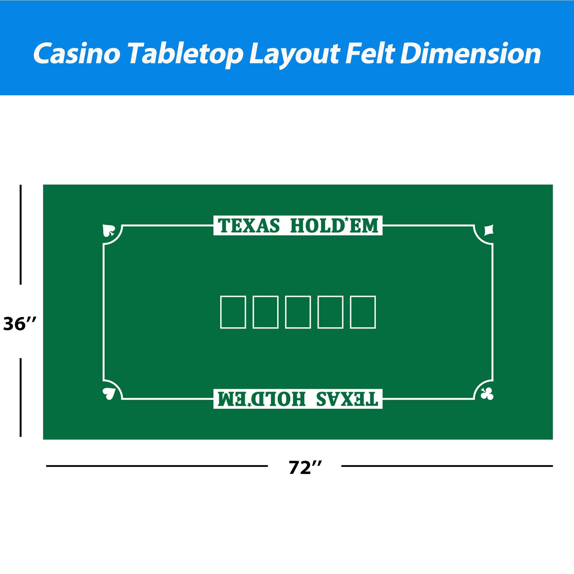 Casino Tabletop Layout Felt Dimension

TEXAS HOLD'EM
36"
HOLD'EM TEXAS
72"