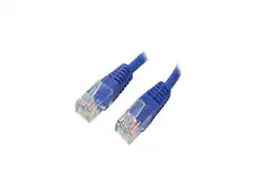 Front. StarTech.com - StarTech.com M45PATCH6BL 6 ft. Cat 5E Blue Network Cable.