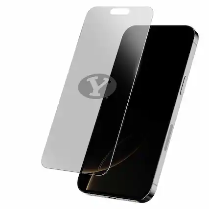 Front. Screen Skinz - BYU Cougars Clear iPhone Screen Protector - 15 Plus - Multicolor.