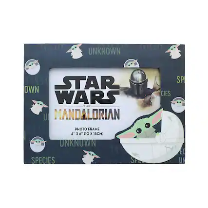 STAR WARS THE MANDALORIAN PHOTO FRAME 4" X 6" (10 X 15CM) UNKNOWN SPECIES