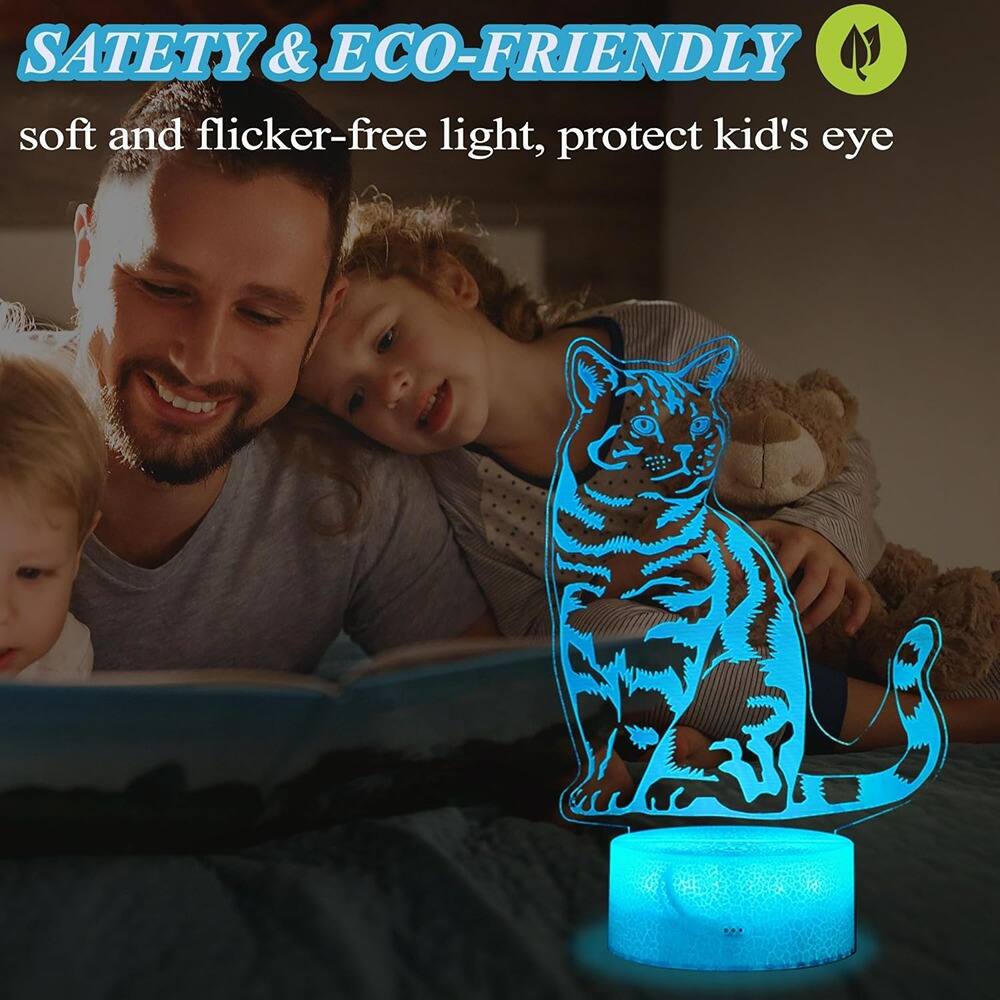 SAFETY & ECO-FRIENDLY  
soft and flicker-free light, protect kid's eye