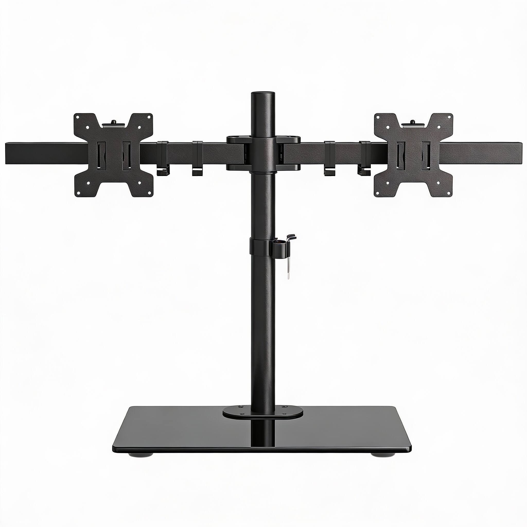 Dual Arms Glass Stand 13-27" 22lb