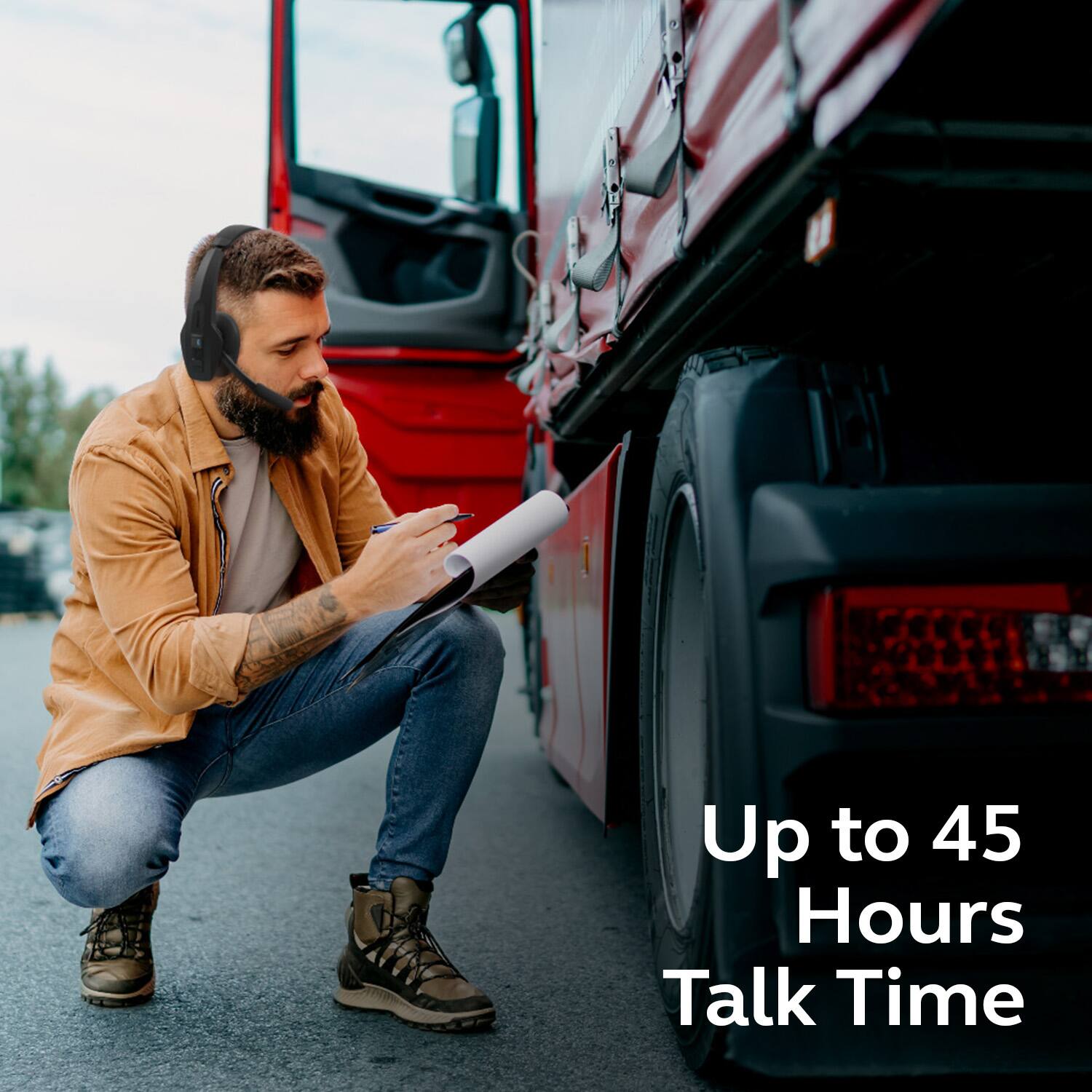 Up to 45 Hours Talk Time