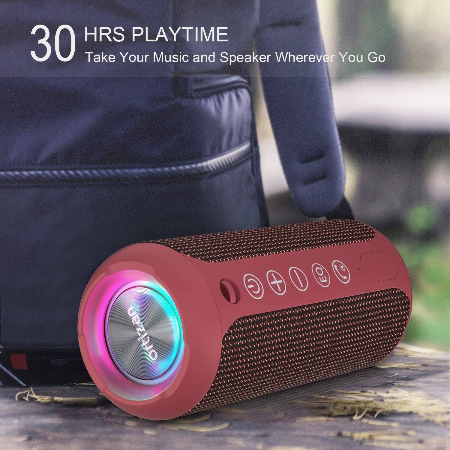 30 HRS PLAYTIME  
Take Your Music and Speaker Wherever You Go