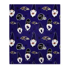 Pegasus - Baltimore Ravens 60" x 70" Gnome Helmet Blanket - Multicolor