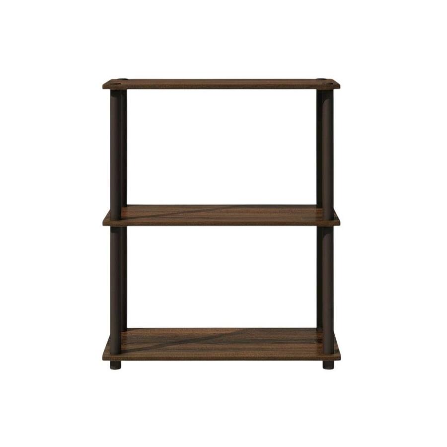 Single Bookcase FurniFact Engineered Wood bookcase with sleek design for home storage ...