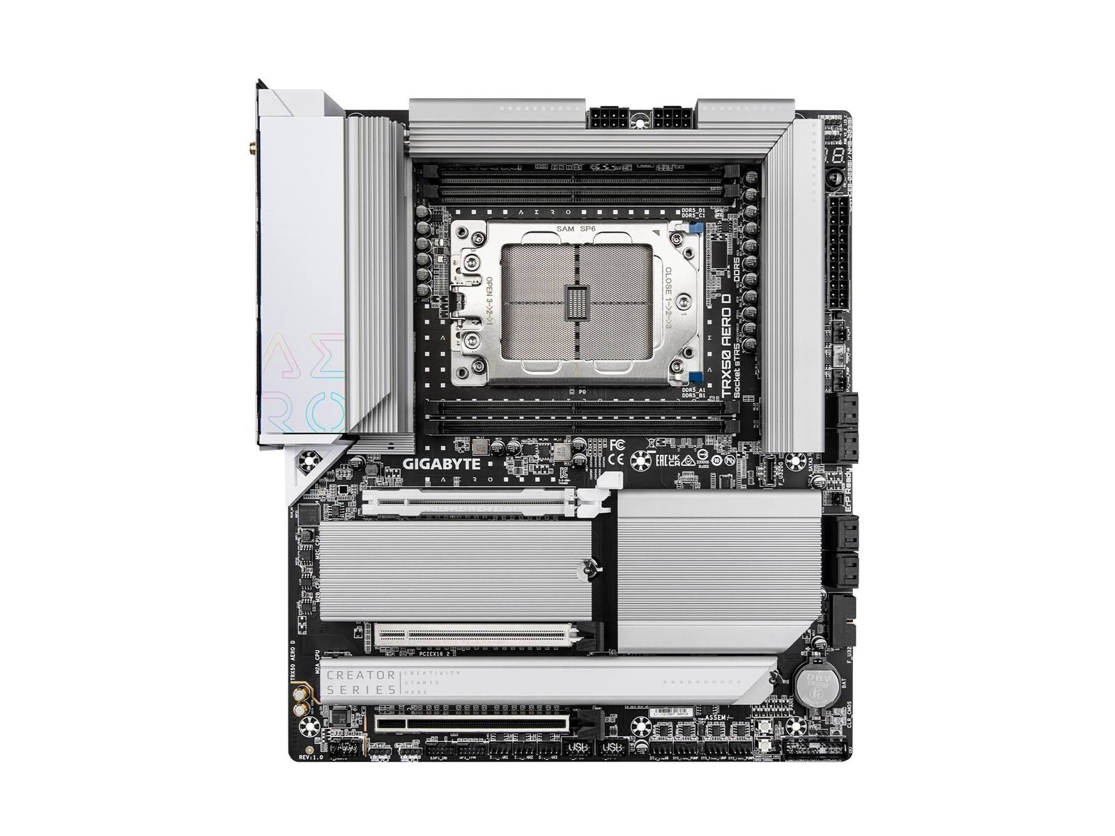 - 4-FR 8 A2 R0 OPEN I 0 GIGABYTE A E SAM 12 FC CE - 0001.80 A  CLOSE E  
- a tne1 CmR 8 ERL 3 i 1 DORE  
- AERO TRS TRX50 Socket V ARS PLIERIS CREATOR TREATIVIRY ..... SERIES ...  
- DIrU CRar F RTL..  
- LIGES US