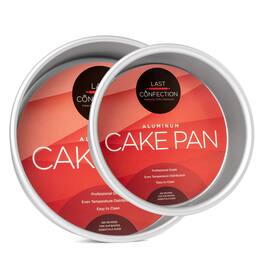 Last Confection - Round Aluminum Cake Pan Sets - Silver