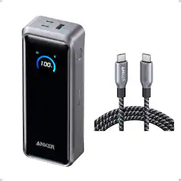 Prime Power Bank (26K, 300W) + Anker Prime Charger (160W, 3 Ports, Smart Display)