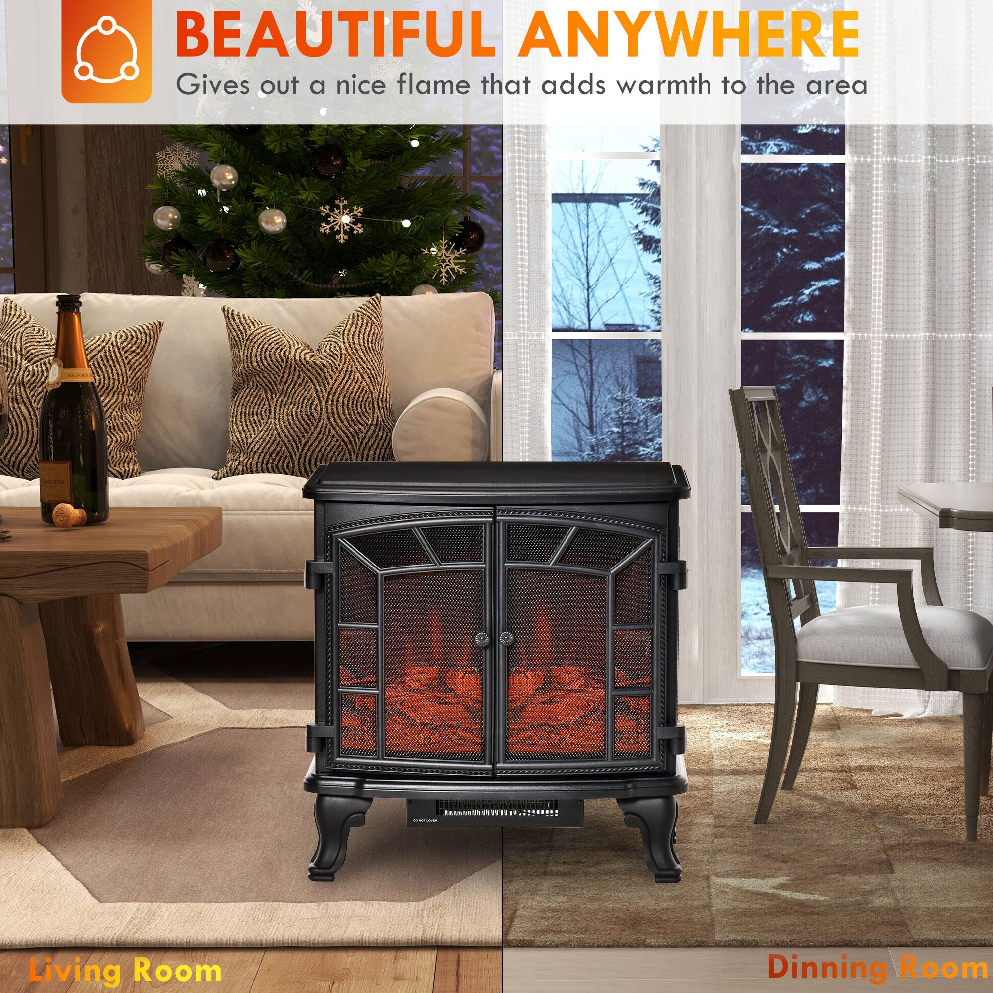 **BEAUTIFUL ANYWHERE**  
Gives out a nice flame that adds warmth to the area

**Living Room**  
**Dining Room**