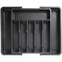 Luminuxe - Expandable Silverware and Utensil Drawer Organizer with 8 Compartments – Space-Saving Kitchen Storage,