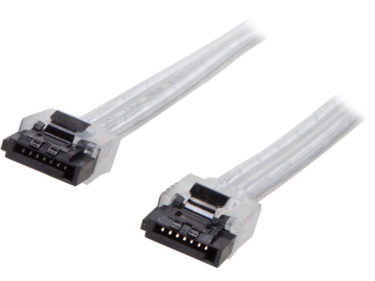 "Nippon Labs - SATA3L-1.5FT-SL 9.6"" SATA III Male to Male Latching Cable, Silver" price history on PriceWatchPro