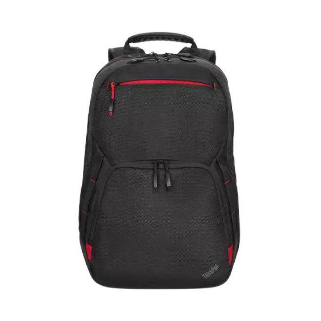 Front. Lenovo - Lenovo Essential Plus Carrying Case Rugged (Backpack) for 15.6" Notebook - Black - Weather Resistant, Wear Resistant - Black.